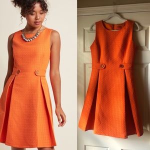 ModCloth So Sixties A Line Dress textured